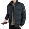 The brand men's down jacket is thickened, warm, casual, with a stand-up collar and a slimming, cold-proof casual coat trend for autumn and winter Item Picture